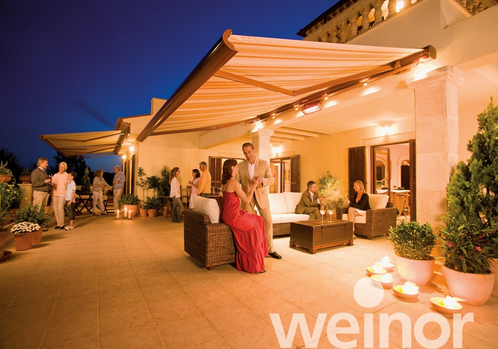 Zonneschermen weinor Opal Design II  met ledverlichting