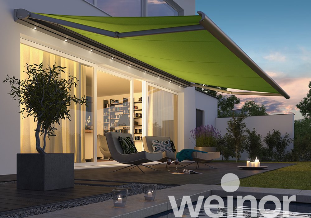 Zonneschermen weinor Cassita II  met ledverlichting