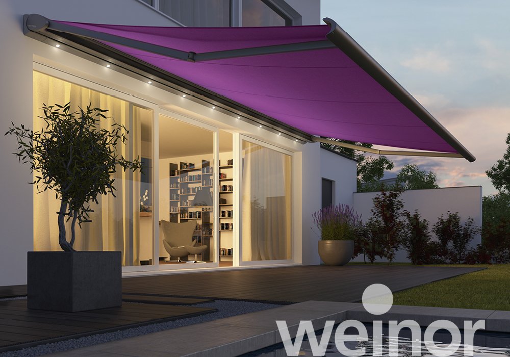 Zonneschermen weinor Cassita II  met ledverlichting